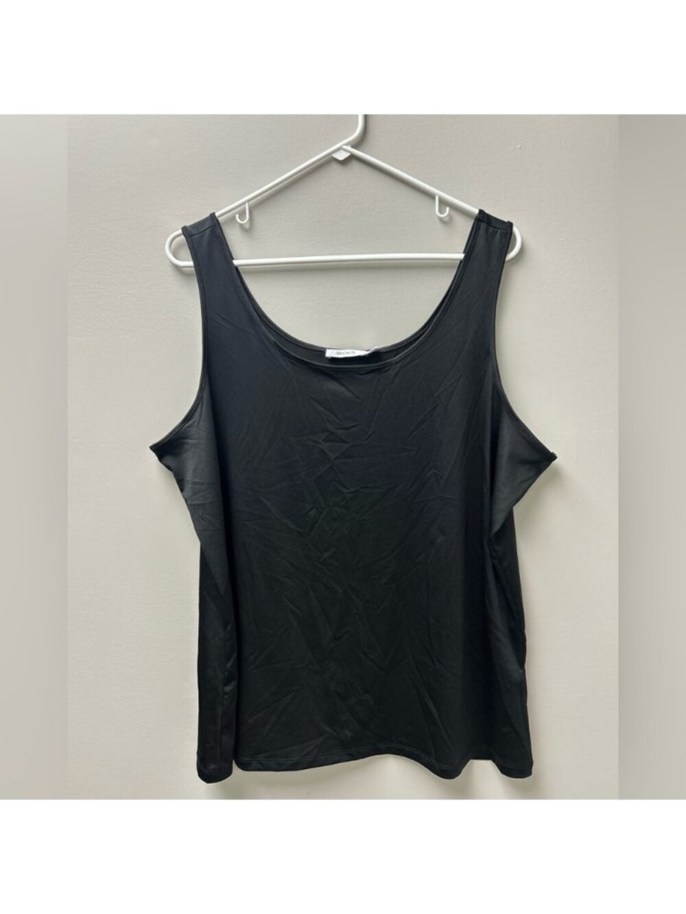 Ricki’s Women’s Black Round Neck Tank Top